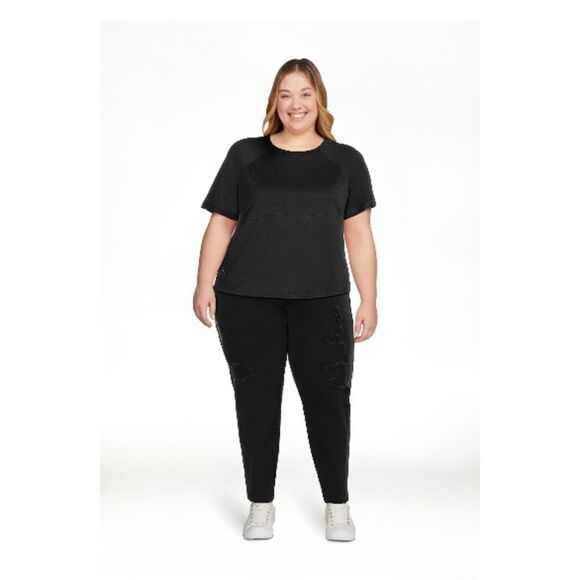 Women's Active Transition T-Shirt Top with Short Sleeves Size XL - Picture 3 of 7